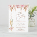 Search for champagne birthday invitations Blush
