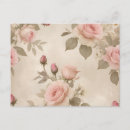Search for rose background postcards Floral
