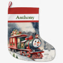 Search for train christmas stockings Locomotive