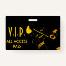 Search for all access pass id badges Very important person