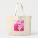 Search for winners tote bags Pink