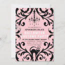 Search for pink halloween invitations Bats