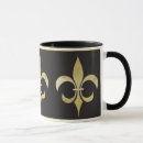 Search for gold fleur de lis mugs Nola
