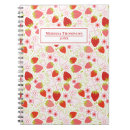 Search for strawberry fruit notebooks Cute
