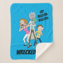 Search for cartoon network blankets Rick and morty