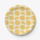 Search for orange fruit plates Illustration