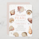 Search for pearl baby shower invitations Seashell