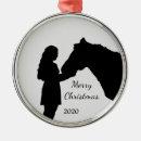 Search for silhouette christmas tree decorations Horse