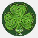 Search for celtic clover stickers Irish