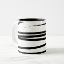 Search for black and white abstract mugs Minimal