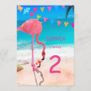 Search for 2nd flamingo birthday invitations Summer