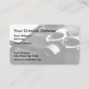 Search for criminal business cards Attorney