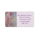 Search for art design return address labels Pink