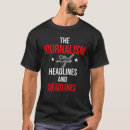 Search for newspaper headline tshirts Writer