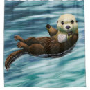 Search for otter shower curtains Illustration