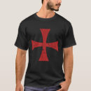 Search for crusader cross tshirts Templar