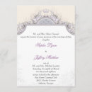 Search for crown wedding invitations Purple