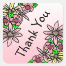 Search for candy thank you stickers Floral