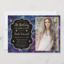 Search for purple 21st birthday invitations Gold