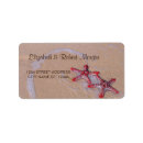 Search for starfish wedding return address labels Elegant