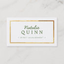 Search for dark green and gold business cards Professional