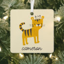 Search for tiger christmas tree decorations Baby