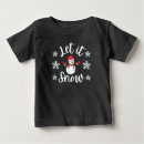 Search for let it snow baby clothes Merry christmas