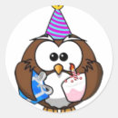 Search for cartoon owl stickers Blue