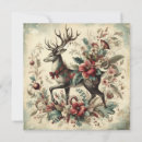 Search for vintage christmas cards reindeer