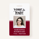 Search for security id badges Photo barcode qr code