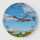 Search for transport clocks Aircraft