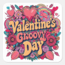 Search for retro valentine stickers Groovy