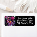 Search for kitty return address labels Whimsical