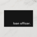 Search for financial services business cards Loan officer