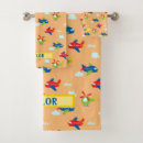 Search for airplane bath towels Boy
