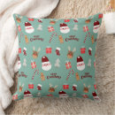 Search for mint green christmas cushions Santa claus