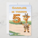 Search for cute giraffe invitations Africa