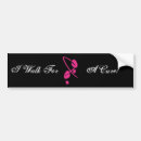 Search for ribbons bumper stickers Think pink