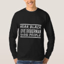 Search for black doberman tshirts Dobermans