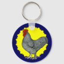 Search for fowl round key rings Chicken