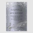 Search for party reminder cards invites Silver