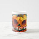 Search for scary pumpkin mugs Face