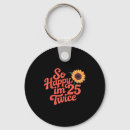 Search for happy 50th key rings Funny