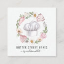 Search for baker business cards Pastry chef