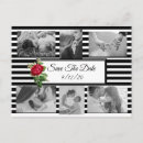Search for red black and white save the dates Rose