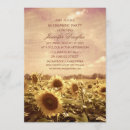 Search for sunflowers retirement party invitations Vintage
