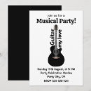 Search for guitar invitations Party