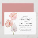 Search for anthuriums invitations Watercolor