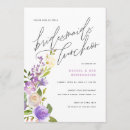 Search for greenery hens party invitations Purple