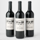 Search for 21st birthday wine labels 21 years old